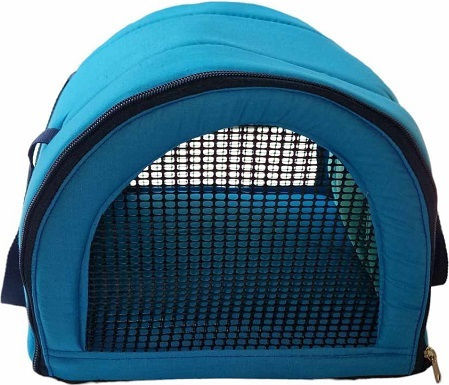 Ikaros Geantă de mână pentru transport câine / pisici Light Blue M35xL20cm.