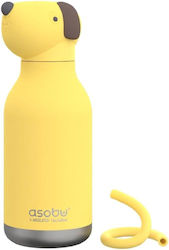 Asobu Sticlă Pentru Copii Termos 460ml Câine Asobu Sticlă Pentru Copii Termos 460ml Câine