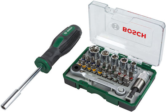 Bosch Καστάνια με Καρυδάκια 1\4" 27τμχ