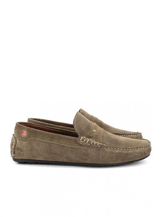 Robinson Men's Suede Moccasins Brown