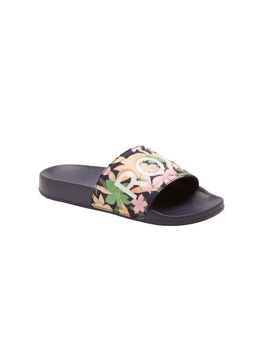 Roxy Slippy Ii Women's Slides Navy Blue