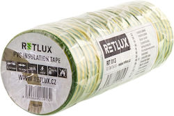 Retlux Μονωτική Ταινία PVC 10τμχ Κίτρινη