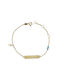 Kids Gold ID Bracelet 9K for Girl