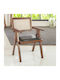 Suva Scaune Sala de mese Lemn Maro 1buc 55x55x85buc