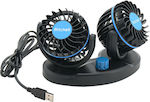 Cleanfox Double Car Fan 12V