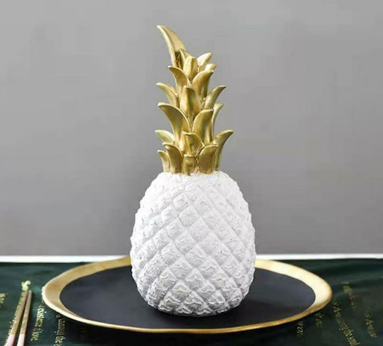 Etoile Decorativ Ananas Polirășină 9x25cm 1buc