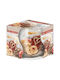 Bispol Aromatic Candle Aura in Jar with Cinnamon Scent