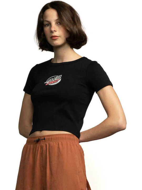 Santa Cruz T-Shirt Μαύρο