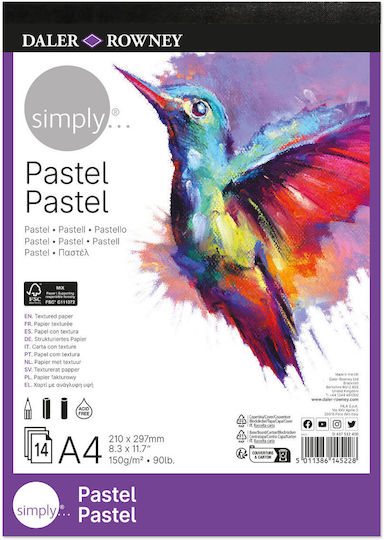 Daler Rowney Sketch Pad Sketchbook Simply Pastel Pad