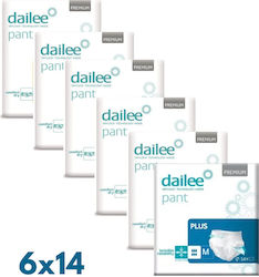 Dailee Plus Scutece pentru incontinență Mediu 6x14buc