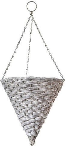 Gardman Plant Pot Plastic Silver