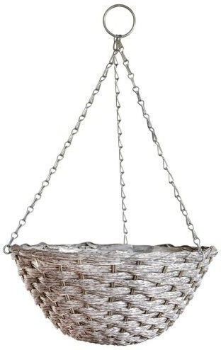 Gardman Plant Pot Plastic Silver