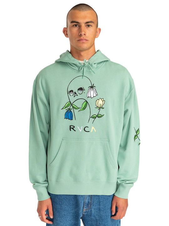 Skull Sweatshirt with Hood Ghz Green
