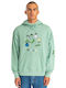 Skull Sweatshirt with Hood Ghz Green