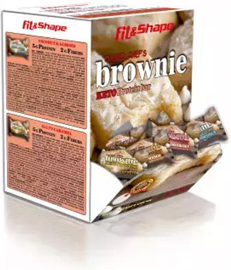 Fit & Shape Brownie Keto Μπάρες Πρωτεΐνης με Γεύση Brownie 30x20gr