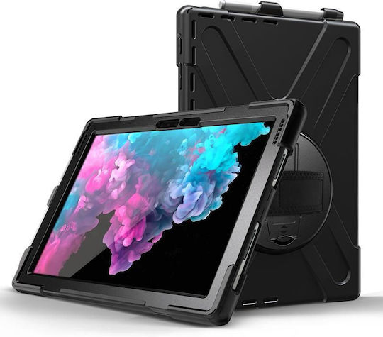 eSTUFF Флип Капак Черен Microsoft Surface Pro 7+/7/6/5/4