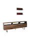 Σύνθετο Σαλονιού Onda Walnut Μ170xΒ30xΥ40εκ.