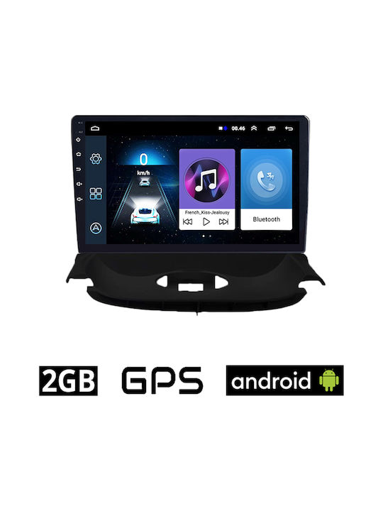 Auto-Audiosystem für Peugeot 206 1998 2006 (Bluetooth/USB/AUX/WiFi/GPS/Apple-Carplay/Android-Auto) mit Touchscreen 9"