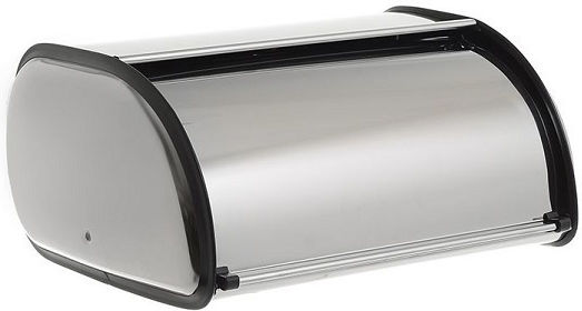 Homestyle Brotkasten Inox Silber 42x27cm