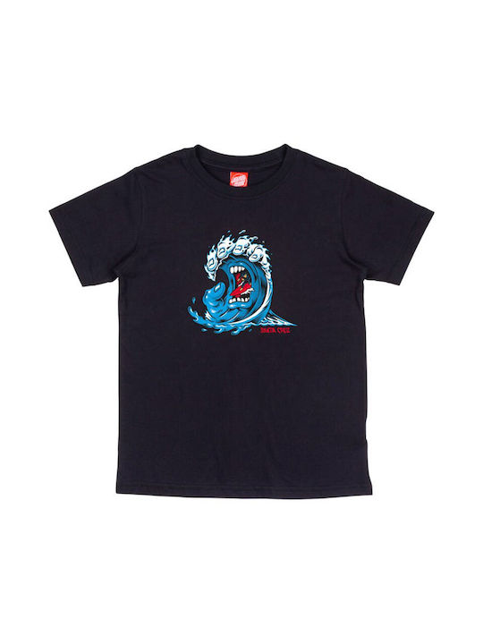 Santa Cruz Kinder-T-Shirt Schwarz