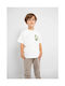 Mayoral Kids T-shirt Cream