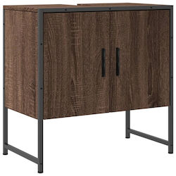 vidaXL Bank ohne Waschbecken L60xB33xH60cm Brown Oak