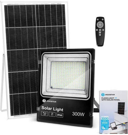Aigostar Ηλιακός Προβολέας LED 300W Ψυχρό Λευκό 6500K