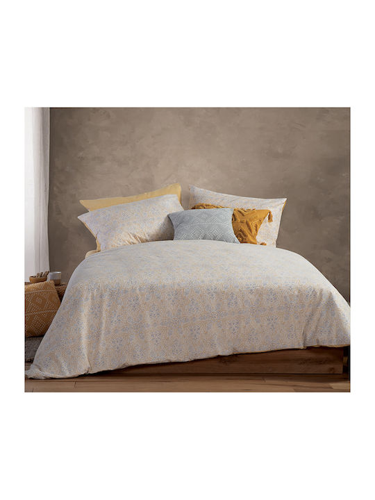 Nef-Nef Homeware Set Cearșafuri Extra-Dublu 240x270cm. Roman Galben 4buc