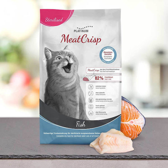 Platinum Pet Food & Care MeatCrisp Sterilised Trockenfutter fr sterilisierte  Katzen mit Fisch / Fleisch 3kg | Skroutz Germany