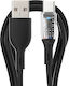 Leewello USB 2.0 Кабел USB-C Мъжки - USB-A Черен 1м 783213-ЧЕРЕН
