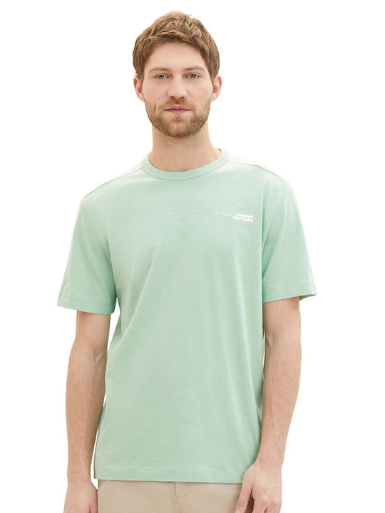 Tom Tailor Men's Short Sleeve T-shirt Mint