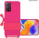 Sonique Back Cover Silicone 0.5mm with Strap Fu...