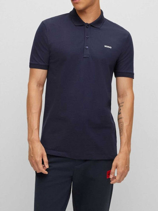 Hugo Boss Men's Short Sleeve Blouse Polo Blue