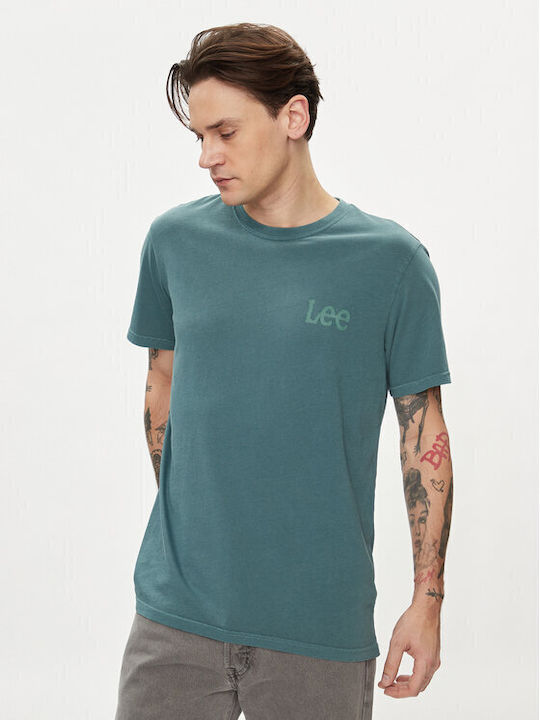 Lee Wobbly Ανδρικό T-shirt Κοντομάνικο Πράσινο