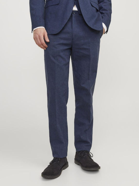 Jack & Jones Men's Trousers in Slim Fit Navy Blue