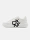 DKNY Femei Sneakers Alb