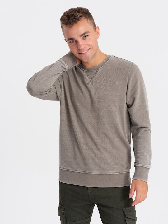 Ombre Herren Sweatshirt Beige