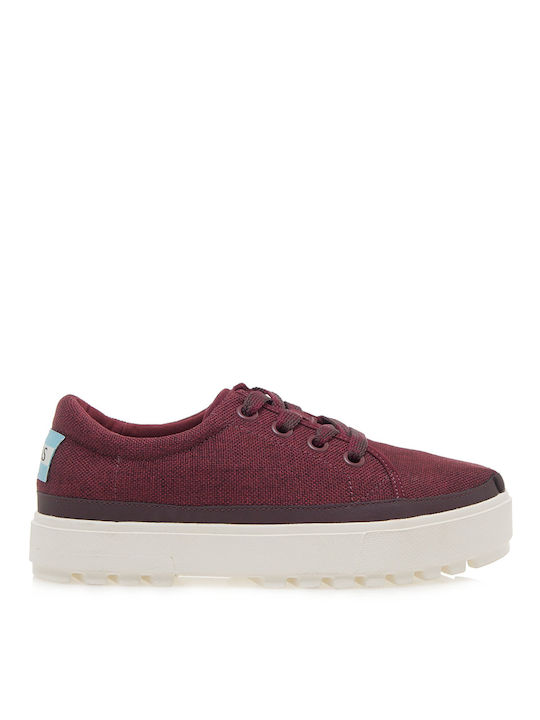 Toms Femei Sneakers Burgundy