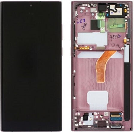 Οθόνη 5g Lcd+touch με Μηχανισμό Αφής για Samsung Galaxy S22 Ultra 5G (Μαύρο)