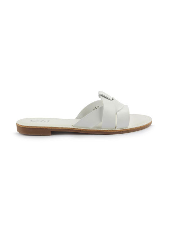 Fshoes Synthetic Leather Women's Sandals White