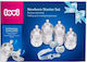 Lovi Baby Plastic Bottle Set Anti-Colic with Silicone Nipple