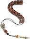Roloi Komboloi Glass Worry Beads Brown 31cm