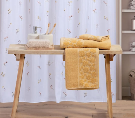 Nef-Nef Homeware Handtuch Sierra 30x50εκ. Honey Gewicht 500gr/m²