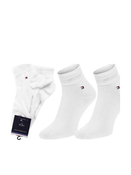 Tommy Hilfiger Ανδρικές Κάλτσες Λευκές 2Pack