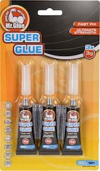 Superkleber Sekundenkleber 3gr 113100090 Mr.glue 3 Stück