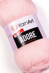 Yarn Art Adore Col. 360 Χρώμα Ροζ Κουφετι 100gr...