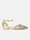 InShoes Pointed Toe Gold Heels