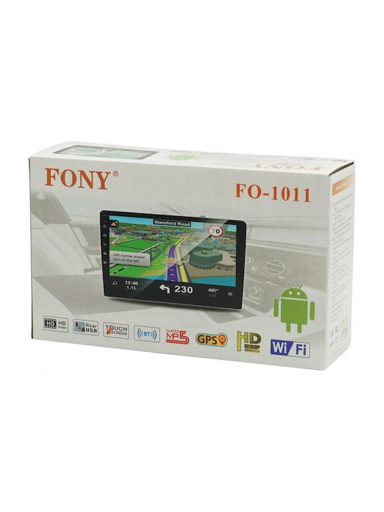 Car Audio System (Bluetooth/USB/WiFi/GPS/Apple-Carplay/Android-Auto) with Touch Screen 10.1"