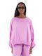 Collectiva Noir Women's Blouse Long Sleeve Orchid