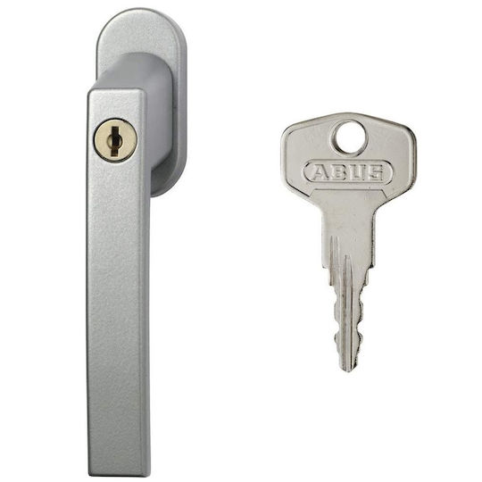 Abus FG210 Κλειδαριά Συρόμενων Αλουμινίου Ασημί με Κλειδί